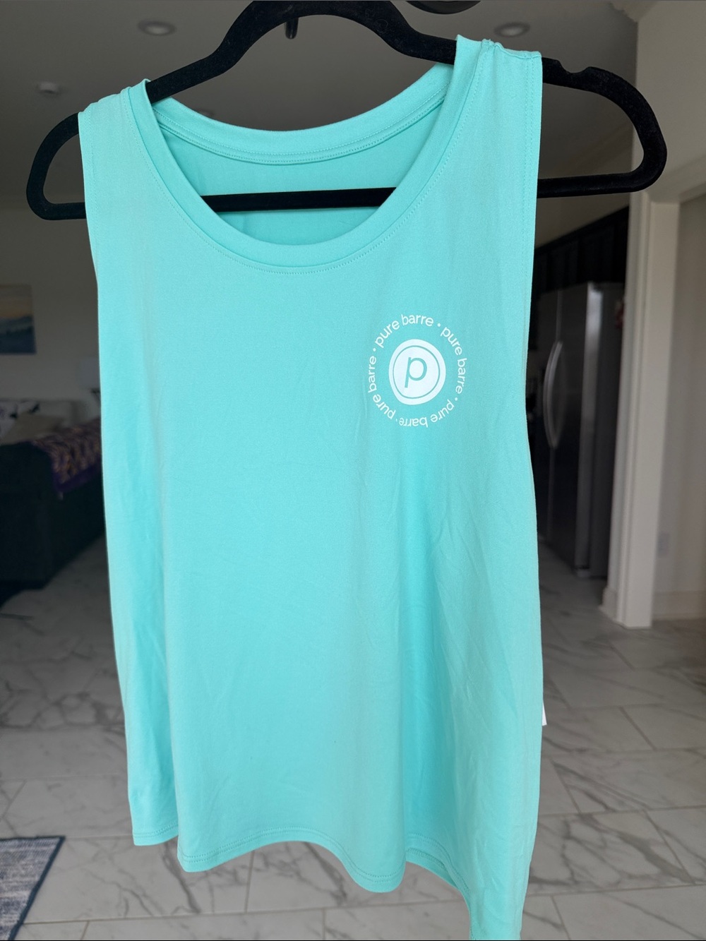 Pure Barre Teal Studio Tank